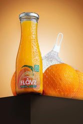 Flavz %100 Doğal Portakal Sıkma Meyve Suyu - 250ml Cam Şişe